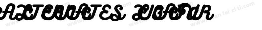 ALTERNATES LIGATUR字体转换